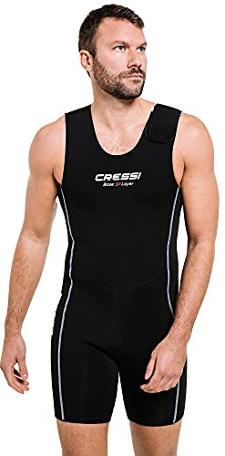 Cressi Men's Base Layer Vest Man 2.5mm Undersuit Shorts, Black, XL UK