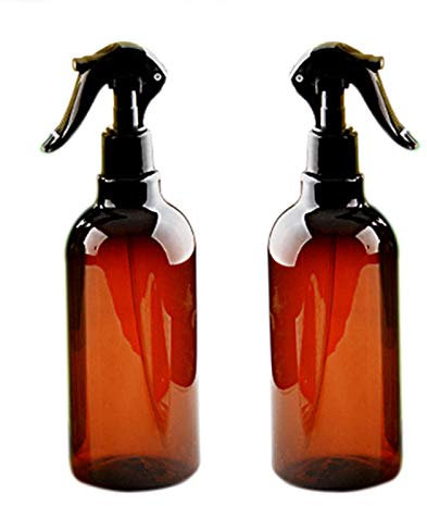 WZCXYX 2pcs 500ml Sprühflaschen Trigger Sprayer Ätherische Öle Aromatherapie Nachfüllbare Parfüm Zerstäuber Parfümflaschen Mit Spray Amber