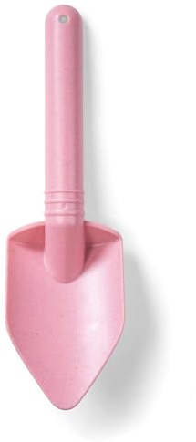 Bigjigs Toys Eco Spade For Kids (Blush Pink) - 20.5cm Wheat Fibre Toy Spade, Quality Sand Toys, Holiday Toys for Toddlers, Sand Shovels