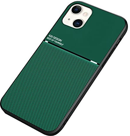 Kepuch Mowen Cover Custodia Case Piastra Metallica Incorporata per Apple iPhone 13 Mini 5.4 - Verde