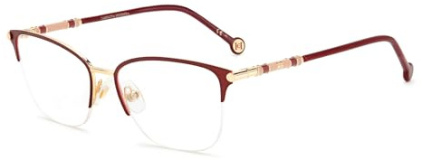 CAROLINA HERRERA Brille CH 0033 Größe 53-17 mm Gold Burgundy