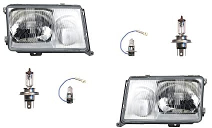 Johns, Scheinwerfer Satz passend für Mercedes W124 Scheinwerfer 09/89-06/93 H4/H3 Set links & rechts
