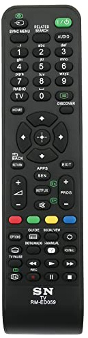 RM-ED059 Replacement Remote Control Fit for Sony TV KDL-50W828B KDL-50W706B KDL-50W705B KDL-42W828B KDL-42W706B KDL-42W705B KDL-32W706B KDL-32W705B