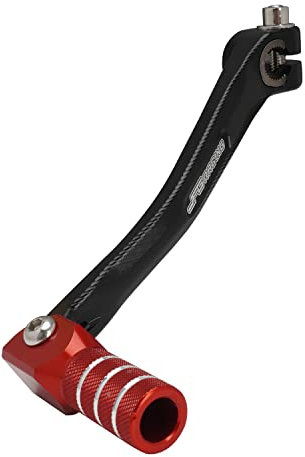 JFG RACING Motorrad Schalthebel,Klappschalthebel aus CNC Aluminium für 50cc-125cc Dirt Pit Bike XR50 CRF50 XR70 CRF70 XR110 CRF110-Rot
