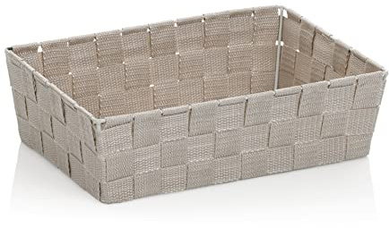 Kela Silbergrau Korb, 6 Stück, 29.5 x 20.5 x 8.5 cm