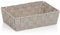 Kela Silbergrau Korb, 6 Stück, 29.5 x 20.5 x 8.5 cm