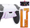 eXtremeRate Programmierbar RISE4 Remap Kit für ps5 Controller BDM-030/040/050, Remapper Board & Gummiert Grips Rücken Gehäuse/Case & Back Paddles Buttons für ps5-Schwarz&Weiß