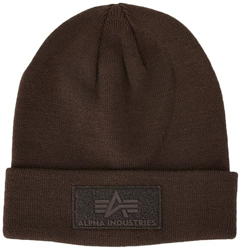 Alpha Industries VLC Beanie Klassiches Unisex Beanie Hunter Brown