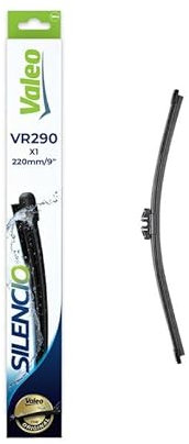 VALEO Silencio Wischer - VR290 - Hohe Leistung, hervorragende Rundumsicht, einfache Montage - Original Flachblatt 220mm - Hinten - Beinhaltet: 1 Wischblatt - 574626