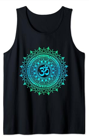 Om Psytrance Goa Psy Rave Psychedelic Festival Mandala Tank Top