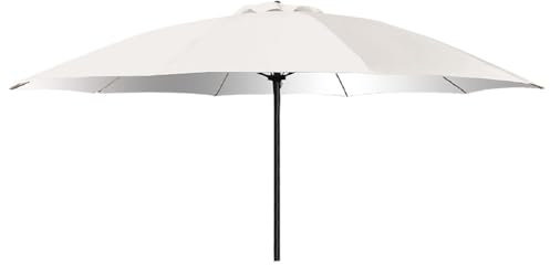Acomoda Textil – Toldo Octogonal para Sombrilla de Jardín Redonda 3m. Repuesto de Parasol Grande y Resistente de 8 Varillas para Exterior, Solo TOLDO DE Repuesto. (Blanco)