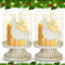 ZPQAODI 2er Set Vintage Kerzenleuchter Rentier Kerzenständer Windlichthalter aus Metall, Weihnachten Vintage Deko für Stumpenkerzen, Kerzenständer Dekoration für Party Weihnachten Tisch Kamin