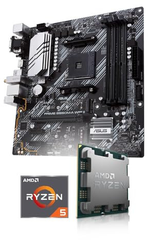 Aufrüst-Kit Bundle Ryzen 5 5500 6X 3.6 GHz Prozessor, 8 GB DDR4, ASUS Prime B550M-A WiFi II Mainboard (zusammengebaut inkl. Bios Update + Funktionskontrolle)
