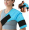Comfytemp Bolsa de Hielo para Hombro, 3D Bolsa de Hielo Reutilizable, Terapia de Calor y Frío para Alivio del Dolor del Hombro, Tendinitis, Bursitis, Ajuste el Hombro Izquierdo y Derecho(S/M)