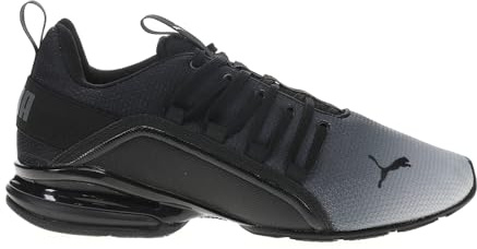 PUMA Mens Axelion Fade 2.0 Running Sneakers Shoes - Grey, Grey, 11