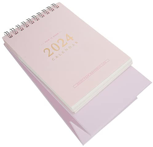 SHOWERORO Tischkalender Aufstellkalender Für Schreibtisch Design Für Büro Zuhause Und Schule Planungshilfsmittel Mit Klaren Monats Und Wochentagen