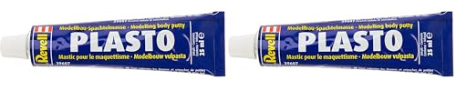 39607 - Revell - Plasto Spachtelmasse, 25ml, 12 x 3 x 3 cm (Packung mit 2)