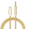 Western Gadget USB C to Aux 3.5mm Cable Audio Jack, Aux to USB C Adapter Lead Type C to 3.5mm Male Headphone Cord Car Stereo Compatible with Samsung Galaxy S25 S24 Ultra Note 20/10, iPad Pro (Gold)