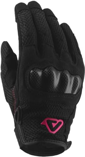 Acerbis Ramsey My Vented Guanti da moto da donna, nero/pink, M