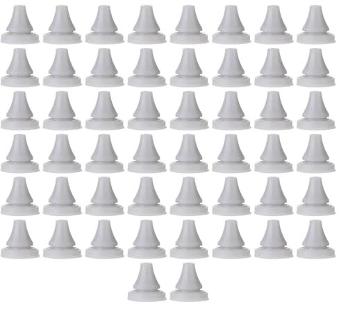 50 ugelli per soffione doccia di ricambio per soffione doccia con foro in silicone ugello universale spruzzatore beccuccio punta rotonda