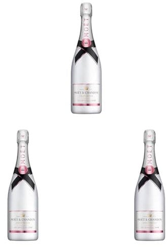 Moët & Chandon Ice Impérial Rosé Champagner, 0,75L (Packung mit 3)