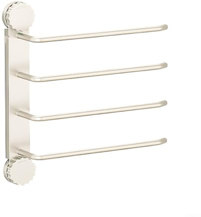 Portarotolo di carta, gancio a ventosa per asciugamani, montaggio a parete per cucina, bagno, rimovibile, antiruggine, facile da pulire, case in affitto (bianco)