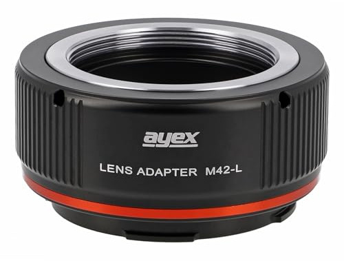 ayex Objektivadapter Kompatibel mit M42 Objektive Kompatibel mit Panasonic L-Mount Kameras M42-L
