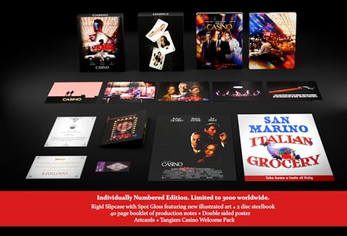 Casino Ultimate Collector’s Edition [4K Ultra HD & Blu-Ray] Limited Edition Steelbook