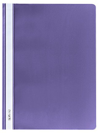 10 Herlitz Schnellhefter / DIN A4 / PP / extra stabil / Farbe: lila