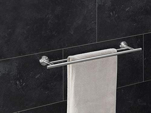 AMARE Badetuchhalter, Edelstahl, Silber, 70 cm