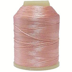 Altinbaşak 20g Häkelgarn Garne 300m 6 FACH 100% POLYESTER GARN 0,75mm Nr: 50 BESTE QUALITÄT UND FARBECHT Embroidery Thread 100g 200g (1 Stück, ZARTROSA)