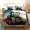 GDGM Agmdno Traktoren Bettwäsche 135x200 Jungen | Traktor & Mähdrescher Design Kinderbettwäsche,Kissenbezug Bettbezüge Mit Reißverschluss, 2 Teilig (A03,135x200cm+80x80cmx1)
