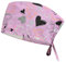 B-well Adelina Cuffia Chirurgica Cuffia Sala Operatoria Cuffie Cuffietta Chirurgica Cappello Infermiera Cuore Rosa