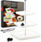 Moritz & Moritz Soporte para Frutas de 3 Niveles, Incluye alicates, de Porcelana, decoración Moderna de Cocina o Fiesta, frutero para Almacenamiento de Frutas, Magdalenas y Cupcakes