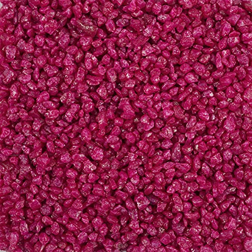 DEKOMARKET Dekogranulat Granulat Dekokies 2-3mm, kleine Dekosteine, 0,5 KG (Fuchsia)