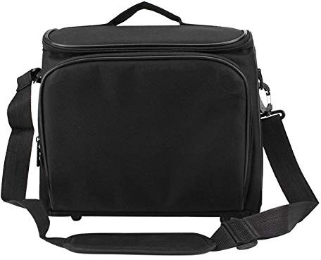Faderr Video-Projektor-Tasche, Schutzhülle für Videoprojektoren, Schützende Projektor-Tasche, Stoßfest, Projektor-Tragetasche, Reißverschluss, rutschfeste Projektor-Tasche mit Schultergurt (S)