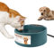 Enjoying Beheizter Wassernapf, 2.2 L, Beheizbare Hühnertränke Hunde Katze, Kalter Tag Beheizbare Tränke Kaninchen, Beheizbarer Wassernapf mit Anti-Biss Stromleitung, Eisfrei