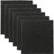 6 Stück Ersatzfilter für Katzentoiletten, quadratische Form, Kohlefilter für Katzentoilette, Toilettenstreu Pfannen, Ersatzfilter, Geruchsfilter, 10,5 x 11,5 x 0,5 cm