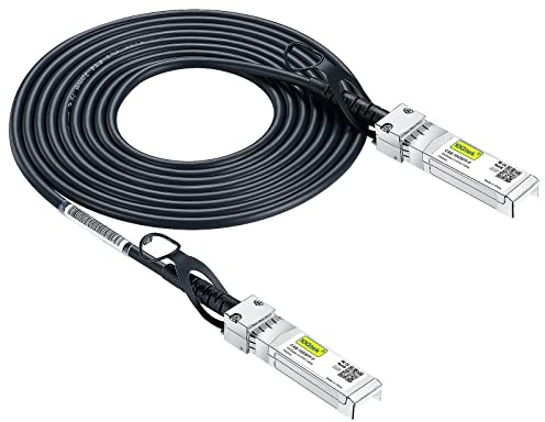 10Gtek 10Gb/s SFP+ DAC Passive Twinax Cable 4-Meter(13ft) | 10GBase-CU Direct Attach Copper Cable, Compatible for Cisco SFP-H10GB-CU4M, Ubiquiti UniFi, Mikrotik, Netgear and More