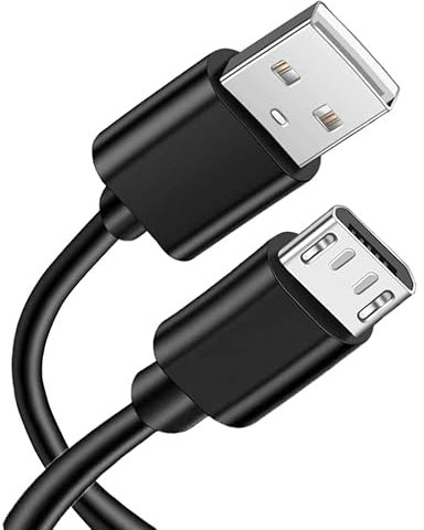 KP TECHNOLOGY Charging Cable for Samsung Galaxy S7 / S7 Edge / S6 / S6 Edge / S5 Neo Mini / A10 A10s / A03 Core / J7 Prime / J6 J6 Plus / J5 / J4 Plus / J4 J3 J2 J1 / A7 A6 S4 S3 S2 Micro USB (BLACK)