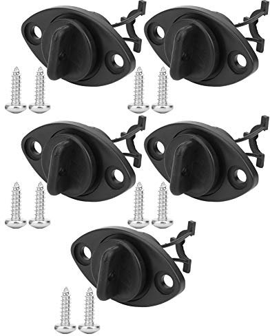 Tissting Universal Drain Plug Kit mit Schrauben, 5 Stück Bootsstopfe, Thread Kayak Drain Plug, Ablassschraube Boot für Kanu Boot Beiboot Kajak Boot Drain Löcher Stopfen Ersatzzubehör