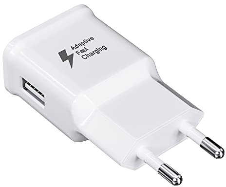 USB Ladegerät Ladestecker, 15W Schnellladegerät für Samsung Handy Tablet | Ersatz-Original Schnellladegerät für Samsung S21 S20 S10 S6 S7 S8 S9 / Edge/Plus/Active, A20e, A50, A51, Z Flip3, Z Fold2 5G