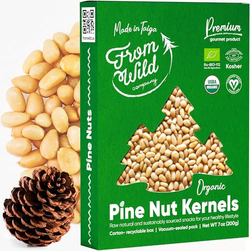 FROM WILD Fresh Organic Pine Nuts 7oz