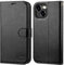 OCASE for iPhone 15 Case, Premium PU Leather Wallet Case Flip Phone Cover with[RFID Blocking][Card Holder][Shockproof TPU][Stand Function] for the iPhone15 6.1 Inch 2023 5G,Black