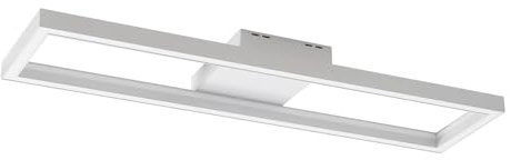 Lucande LED Deckenlampe dimmbar, RGB Backlight wechselbare Lichtfarbe (2700-6500K) Fernbedienung App Steuerung Wohnzimmerlampe Smart Home Deckenleuchte