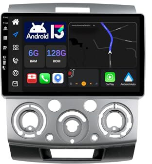 MISONDA 2 Din Autoradio Android 14 9 Zoll IPS für Ford Ranger PJ PK/Mazda BT-50 (2006-2011) Carplay DSP GPS DAB + BT FM AM AUX RDS SWC WIFI-6G +128G