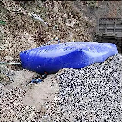 SAFWEL Eau Pliable Réutilisable Grande capacité bidons pliants 120l - 6000l, Sac d'eau Souple de Grande capacité pour Construction/sécheresse Estivale, Irrigation agricole (Size : 3x1.9x0.7 m/4000