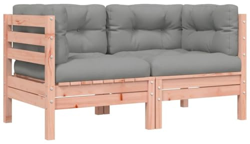 vidaXL Garten Lounge Set Kissen Gartenmöbel Sofa Sitzgruppe Kiefer Massivholz