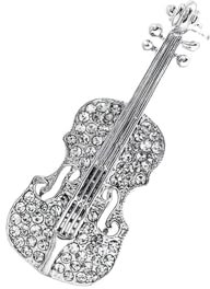 Epitome Broche de violon tendance pour corsage polyvalent Cardigan Châle Boutons Mode Chic Costumes Vêtements Accessoires, /