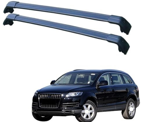 2 STK Dachgepäckträger Dachträger Aluminium Dachträger für Q7 2007-2014,L